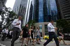 Job vacancies have fallen for the fourth straight quarter to 99,600 in March. While the ratio of job vacancies to unemployed persons has declined from December, it has remained high at 2.28. 