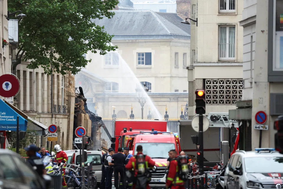 The Paris prosecutor’s office has said it is too early to establish the cause of Wednesday afternoon’s blast.