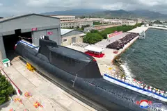 North Korea launched a new tactical nuclear attack submarine on Sept 8, 2023.   