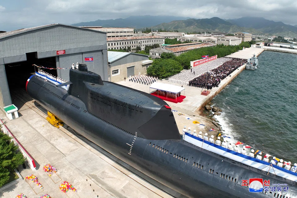 North Korea launched a new tactical nuclear attack submarine on Sept 8, 2023.   