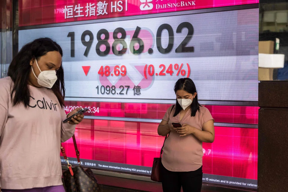 Hong Kong led the losses as traders gave back a chunk of the previous two days’ gains that came on the back of speculation China was planning to roll back some of its painful zero-Covid policies.