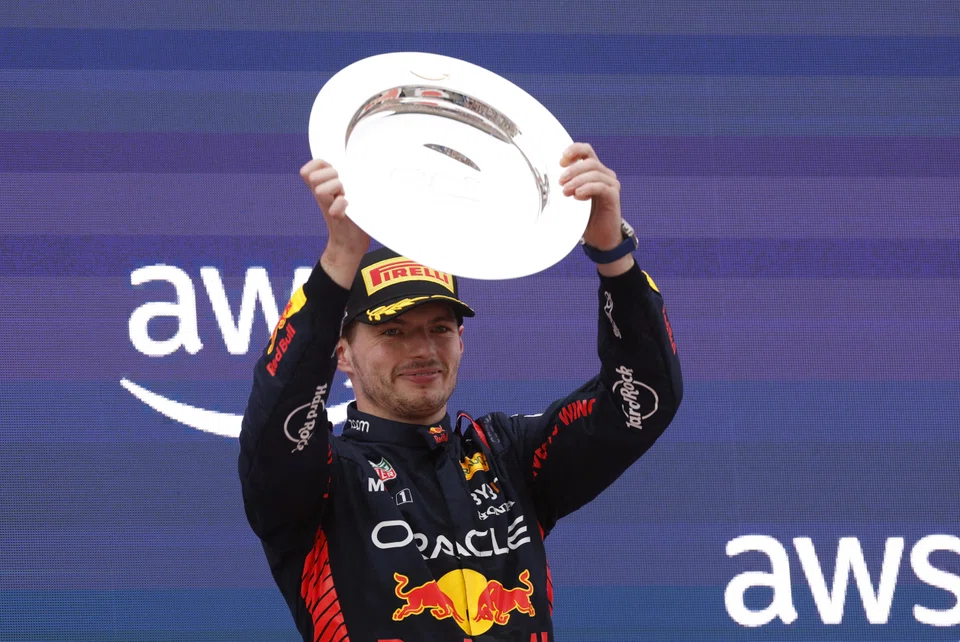 The victory was Verstappen’s fifth of the season, third in a row, third in Spain and the double world champion’s 40th in Formula One.