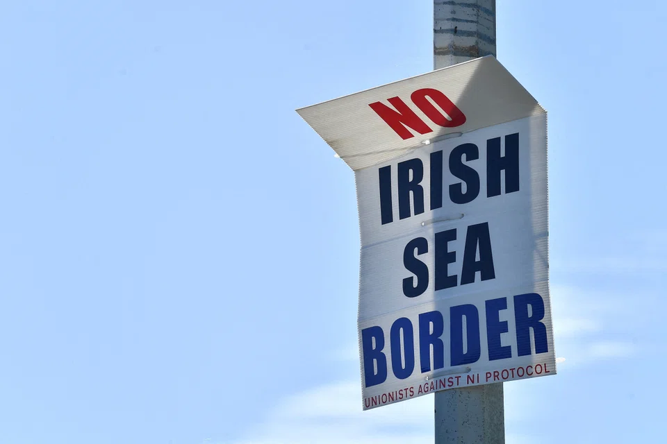 The Northern Ireland protocol was set to avoid reinstating border controls between Northern Ireland and EU member Ireland, but has inflamed pro-British unionist parties by effectively creating a border in the Irish Sea.