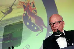 The Murdoch Family Trust has eight votes: four of which are controlled by Rupert Murdoch (above), and the remaining four controlled by the four children from his first two marriages.