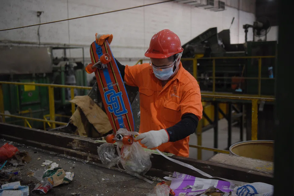 SembWaste, a public waste collector under the National Environment Agency, covers only two of six sectors in Singapore.