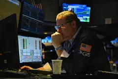 The Dow Jones Industrial Average closed flat at 33,997.65 on Tuesday.