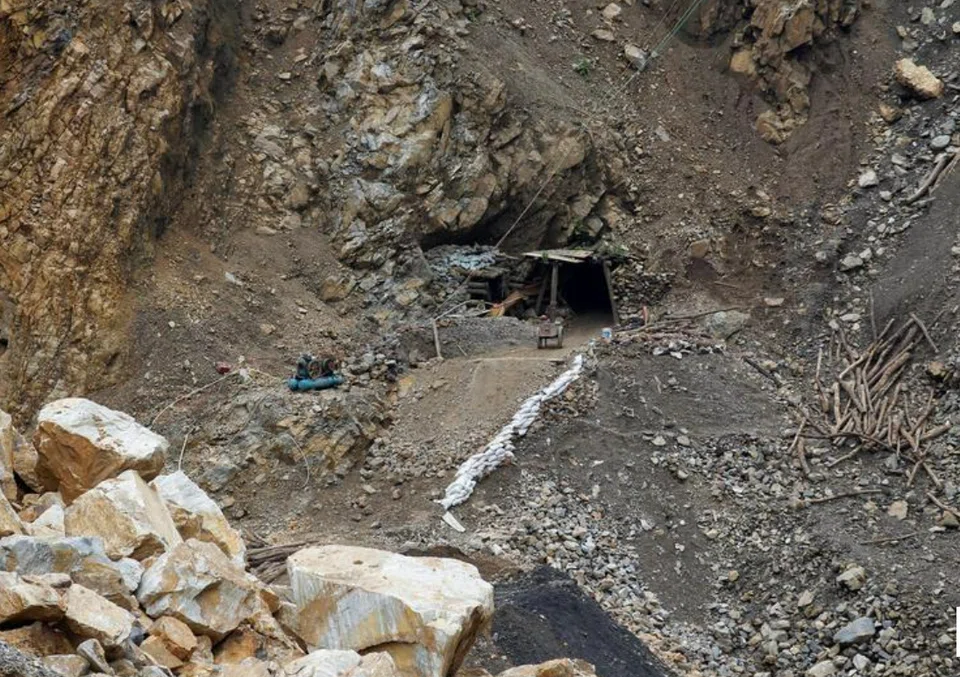 A tin mine controlled by ethnic Wa militia in northeast Myanmar. Tin prices surged 12 per cent in neighbouring China, the world’s biggest refined tin producer, to their highest in nearly two months after news of the ban.