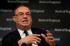 Governor of the Bank of England Andrew Bailey didn't rule out boosting the benchmark lending rate by 50 basis points at the next meeting, saying the decision still is a month away.