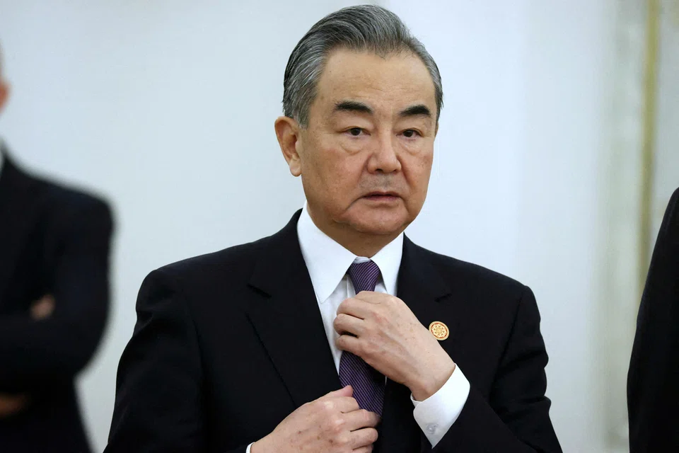 Wang Yi emphasised the need to solve disputes through dialogue and consultation and oppose words or deeds that could plunge the region into war.