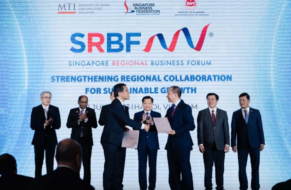 SBF held its flagship Singapore Regional Business Forum overseas for the first time in July. At the event in Hanoi, 12 deals were signed between Singapore and Vietnam organisations.
