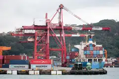 Export orders last month were up 9.5 per cent from a year earlier at US$58.83 billion, a record high for June, Taiwan's Ministry of Economic Affairs said on Wednesday (Jul 20).