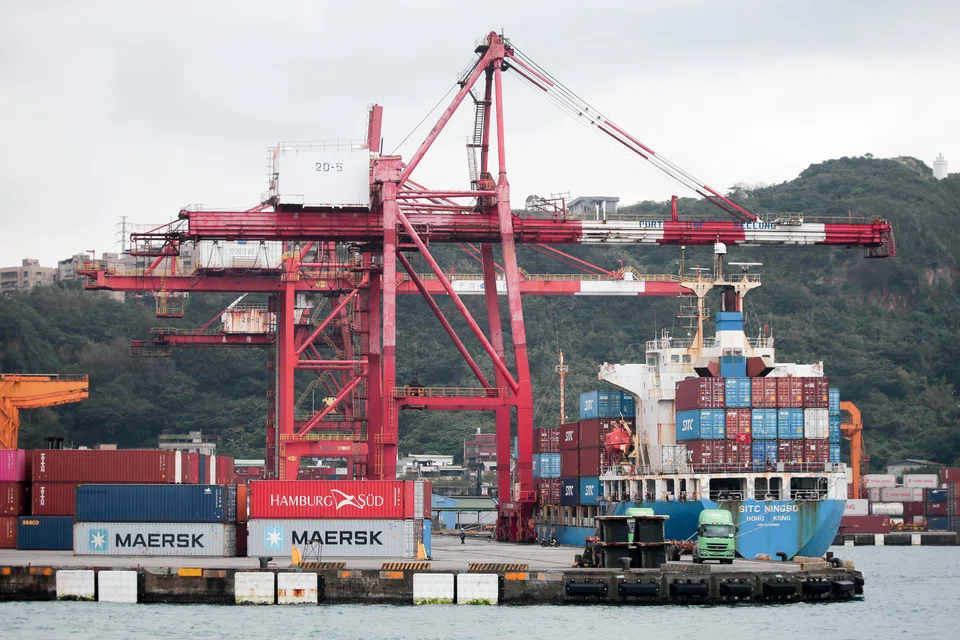 Export orders last month were up 9.5 per cent from a year earlier at US$58.83 billion, a record high for June, Taiwan's Ministry of Economic Affairs said on Wednesday (Jul 20).