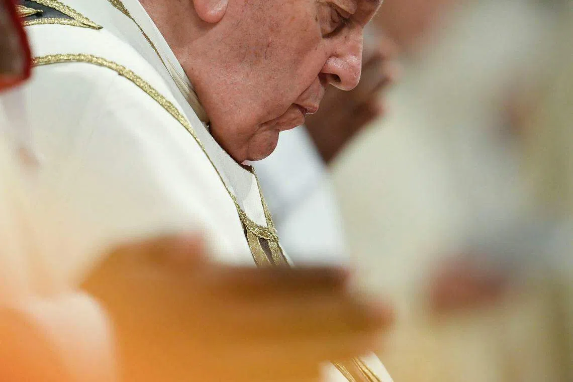 Pope Francis is due to preside over the Easter mass in St Peter’s Square in the Vatican before giving the “Urbi et Orbi” blessing on Sunday. 
