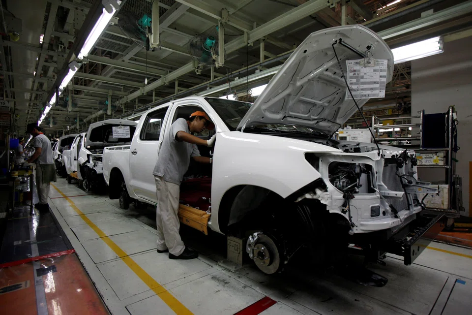 Thailand's manufacturing production index (MPI) in May unexpectedly fell 2.11 per cent from a year earlier, the industry ministry said on Wednesday.