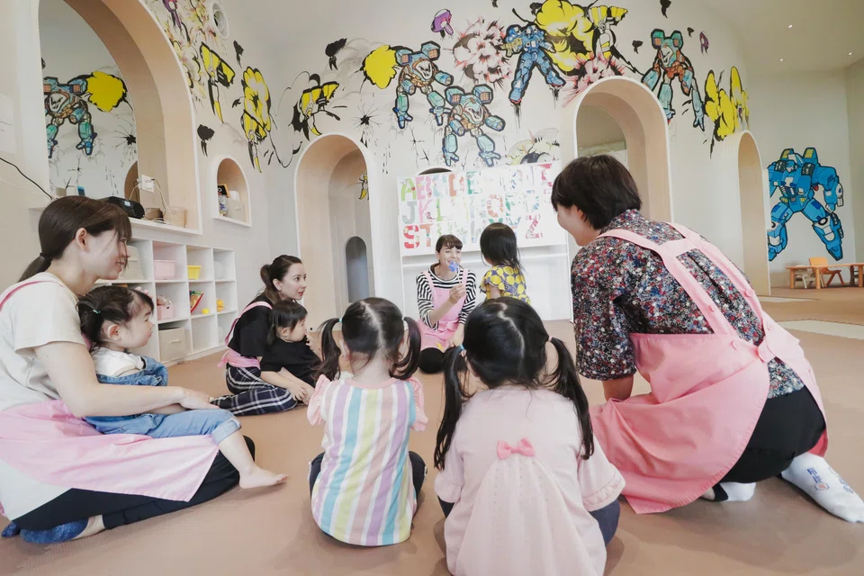 A childcare centre in Japan. An Elon Musk tweet saying Japan would “eventually cease to exist” without a higher birthrate set off a flood of sarcasm and anger on Monday. 