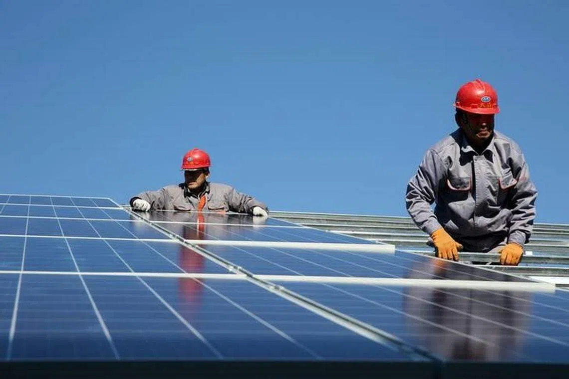 Rooftop solar infrastructure (above) is one of four areas ready for huge infusions of capital that promise to bring green solutions to the developing countries in Africa and emerging Asia.  
