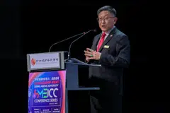 SCCCI president Kho Choon Keng at this year's SME Infocomm Commerce Conference.