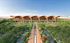 A rendering of the new Techo International Airport in Phnom Penh that is due to be the ninth-largest in the world when it opens its doors next year. 