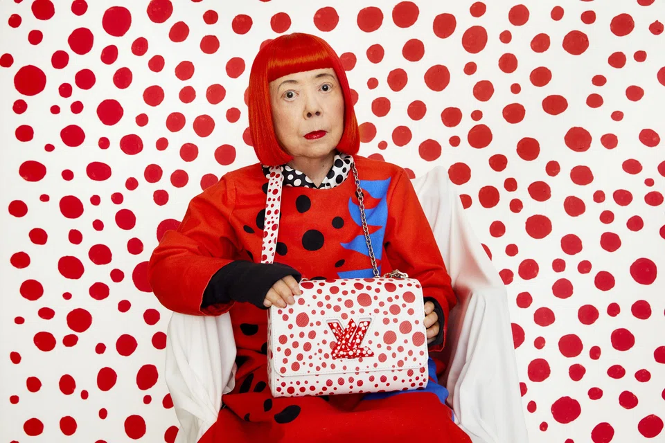Yayoi Kusama's new collaboration with Louis Vuitton sees her trademark dots across a very wide range of products.