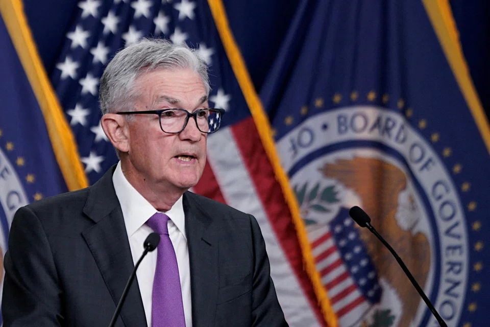 Federal Reserve chair Jerome Powell says Fed policymakers would “proceed carefully as we decide whether to tighten further”.