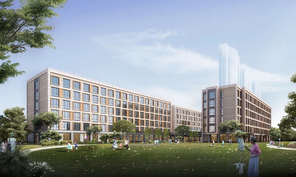 An artist’s impression of Keppel Land’s new senior living facility in Nanjing, China.