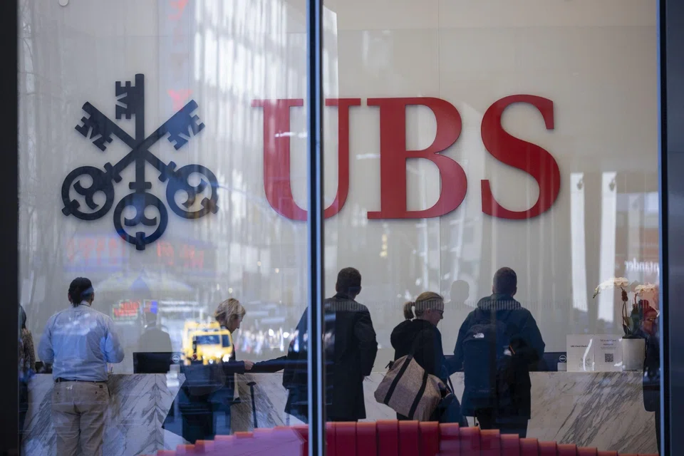 Shares in Swiss bank UBS were down 6.4 per cent, with investors worried that the worst problems in the sector since the 2008 financial crisis were not yet contained.