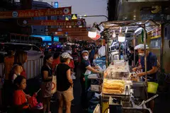 China's February year-on-year consumer price growth of 0.7 per cent outpaces the 0.3 per cent uptick forecast by economists in a Reuters poll.