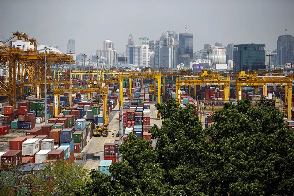 THAILAND'S exports in March jumped 19.5 per cent from a year earlier, a much faster pace than forecasts, helped by increased global production growth, lower freight rates, and a weaker baht, the commerce minister said on Tuesday (Apr 26).
