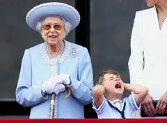 The royal family’s dysfunction was pushed offstage by a joyful celebration of its 96-year-old matriarch, whose lifetime of service has been an anchor for Britain through any number of convulsive times.