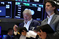 The Dow Jones Industrial Average falls 38.71 points, or 0.1 per cent, at the open to 39,072.05.