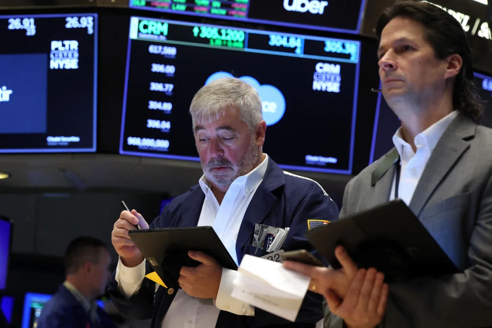 The Dow Jones Industrial Average falls 38.71 points, or 0.1 per cent, at the open to 39,072.05.