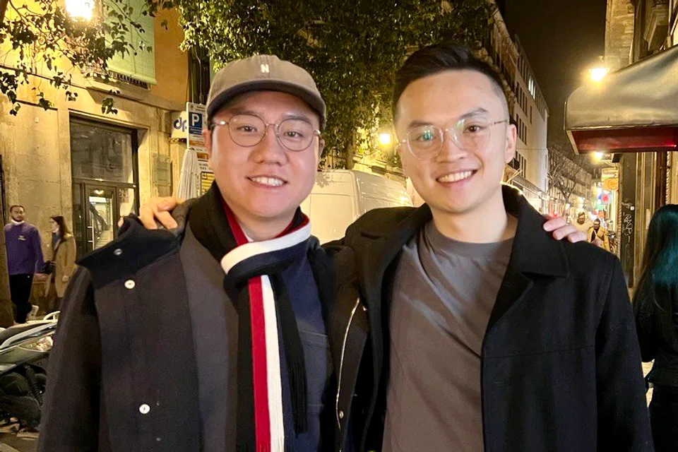Jason Choi (right) and Darryl Wang, both 27, told Bloomberg the new fund, dubbed Tangent, wouldn't accept outside capital or charge any management fees.  