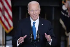 US President Joe Biden accused Donald Trump of bowing to Russian President Vladimir Putin, after Trump said he would encourage Moscow to attack Nato members who failed to meet financial commitments.