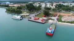 The latest result follows consecutive years of losses, but narrows losses from the year ago period.