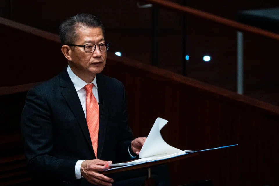Financial Secretary Paul Chan says the government will consolidate its public finances and “narrow our fiscal deficit progressively toward achieving the goal of restoring fiscal balance.”