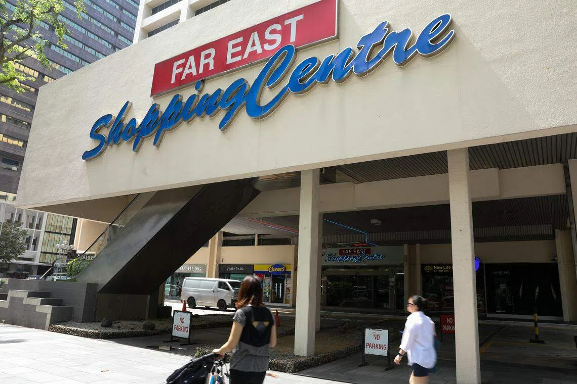 Interest in Orchard Road malls has risen, with Far East Shopping Centre changing hands at S$908 million.