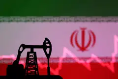 Early in the session, oil prices have soared by more than US$2 a barrel after the US military struck Iranian targets in Syria.