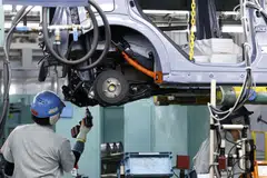 Japan's factory output fell 0.1 per cent in November from the previous month, government data showed on Wednesday, slightly higher than the median market forecast for a 0.3 per cent drop.