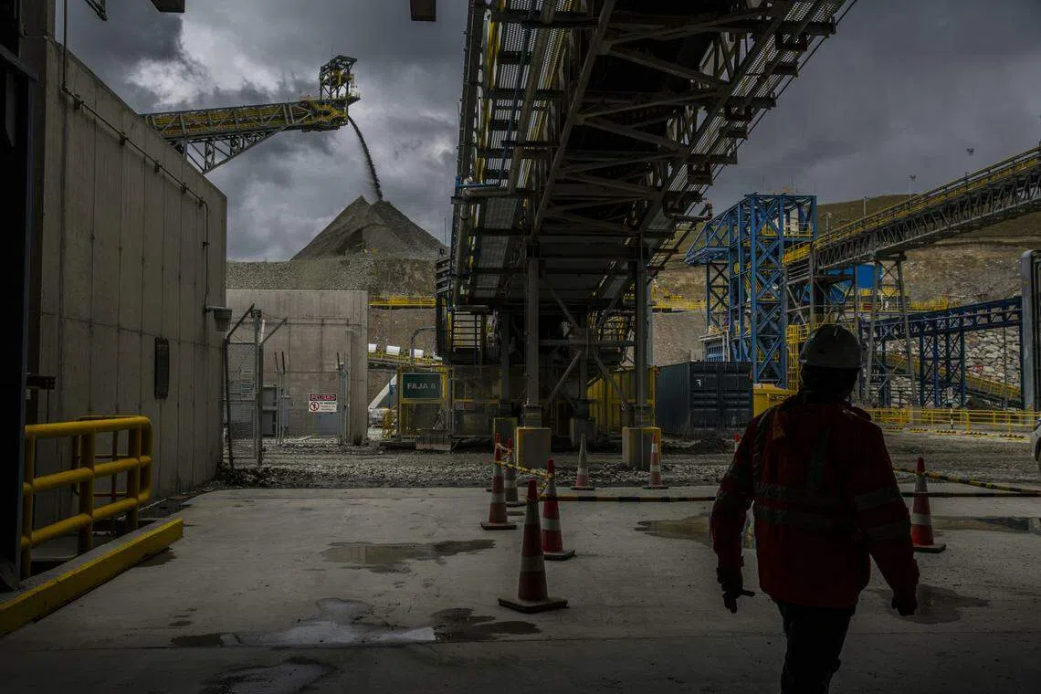 The Las Bambas mine is a major source of copper in a country that churns out about one-tenth of the world’s supplies.