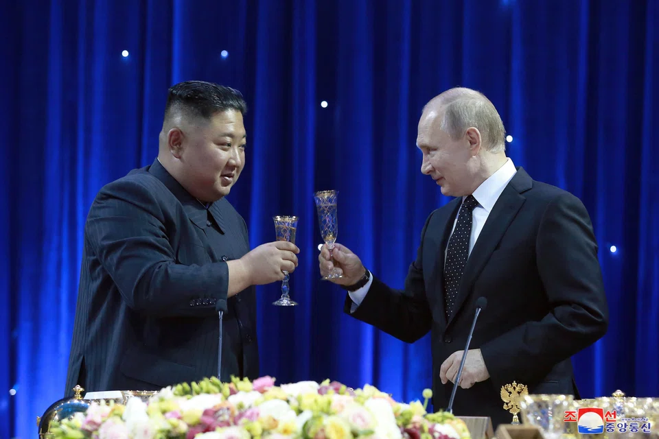 In a letter to Kim Jong Un for North Korea’s liberation day, Russian President Vladimir Putin said that closer ties would be in both countries’ interests.