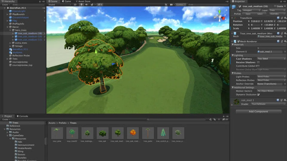 Unity's platform is used for developing mobile, console and computer videogames.