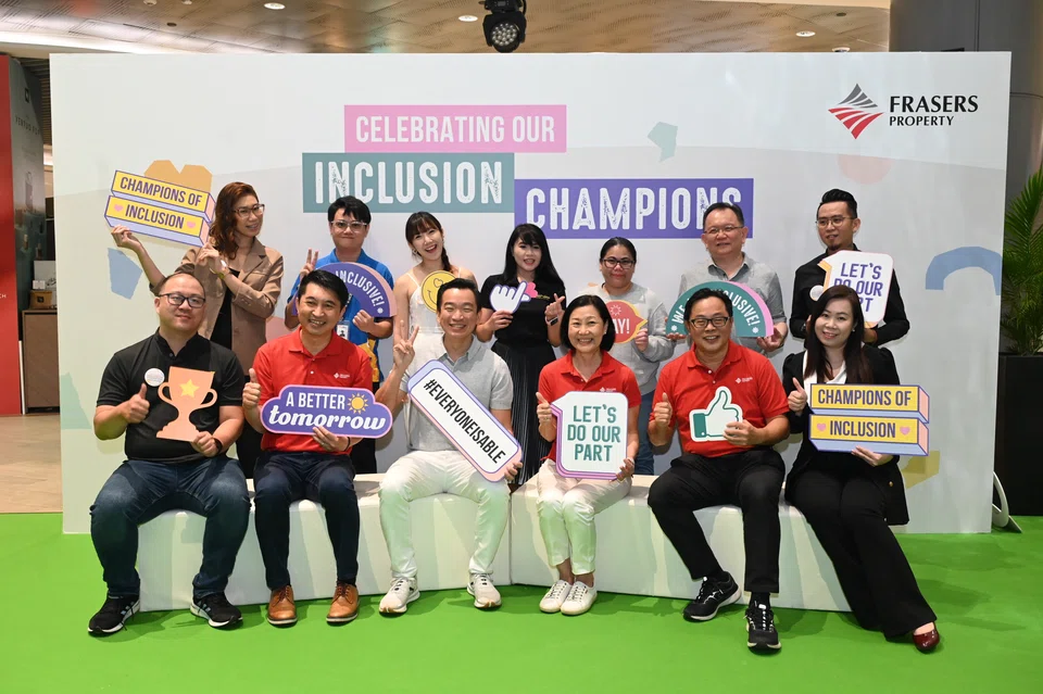 The inaugural batch of Inclusion Champions comprises 10 mall retail tenants, including companies such as Osim, Eu Yan Sang, Cathay Cineplexes and Better Vision.