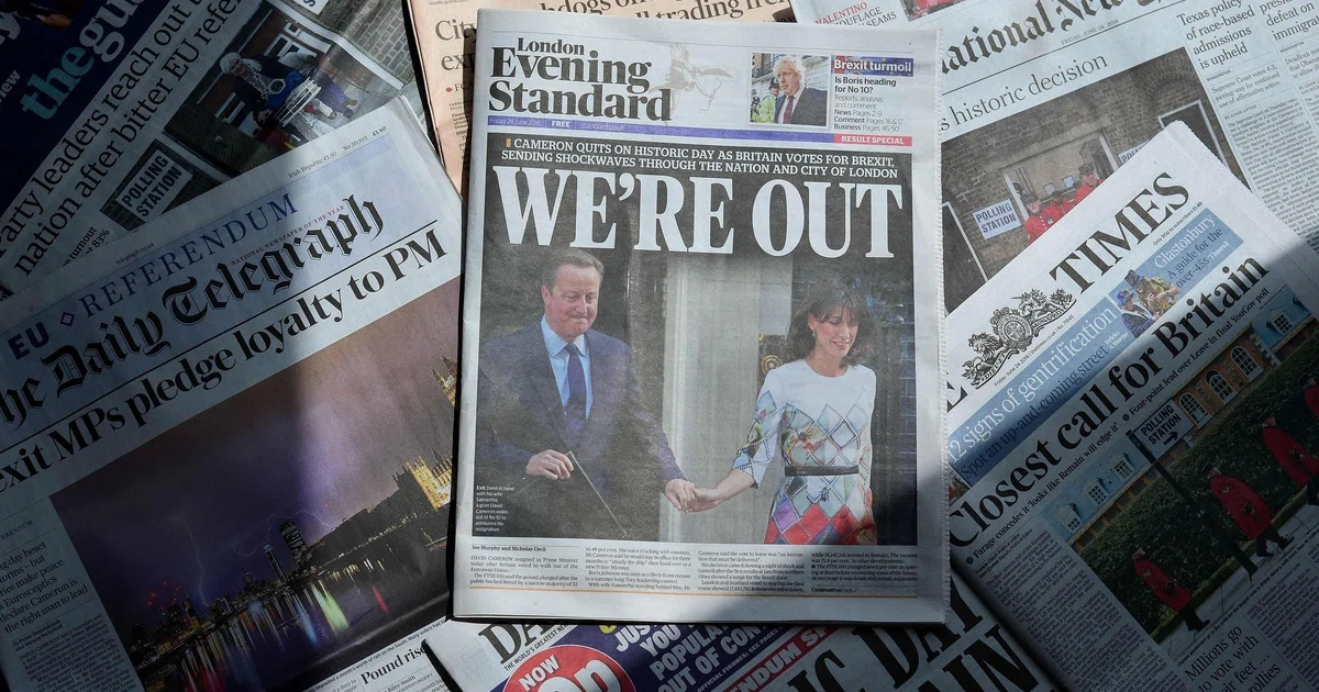British press divided over 'earthquake' EU vote - The Business Times