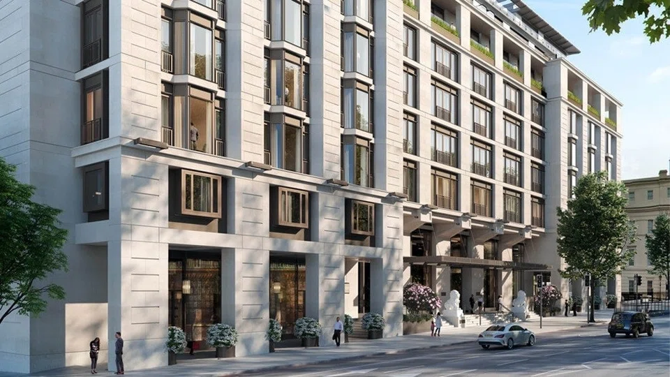 Located at Grosvenor Place, the Peninsula London (rendered above) will feature 190 rooms and 25 apartments.