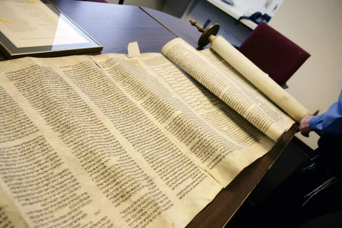 The scrolls were rescued from Prague years after World War II and have become part of a sprawling inventory of faith administered by a London trust that lends the Torahs out to synagogues, universities, hospitals and other institutions in 25 countries.