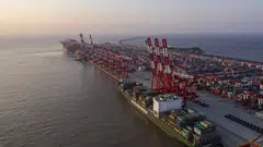 Imports increased about 1.5 per cent from a year earlier. 