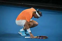 Nadal said the hip had bothered him for a couple of days, but nowhere near to the extent of Wednesday’s match.