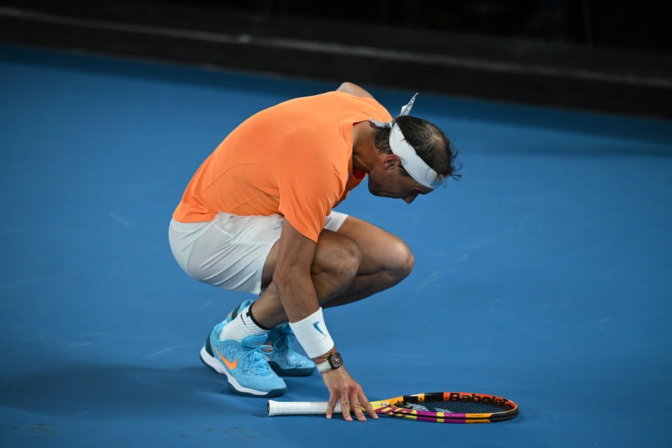 Nadal said the hip had bothered him for a couple of days, but nowhere near to the extent of Wednesday’s match.