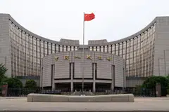 The PBOC set the daily reference rate at 7.1140 per US dollar, versus an average estimate at 7.1486 in a Bloomberg survey with analysts and traders. 