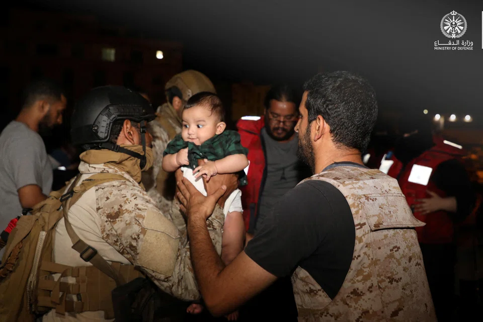 More than 150 people from various nations have reached the safety of Saudi Arabia after naval forces launched a rescue across the Red Sea on Saturday, collecting both Saudi citizens and nationals from 12 other countries from Port Sudan.